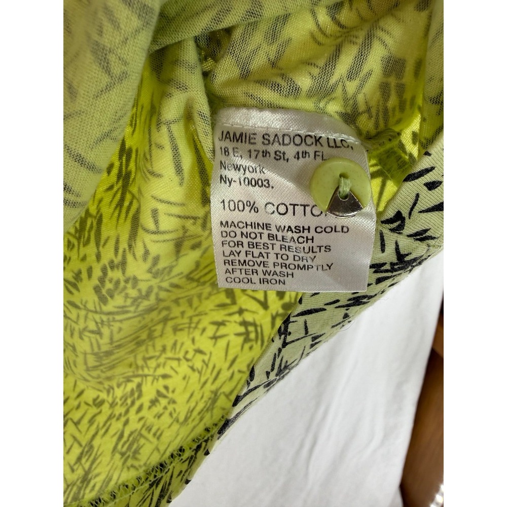 Vintage Jamie Sadock Geometric Asymmetrical Golf Top Large - Picture 3 of 7